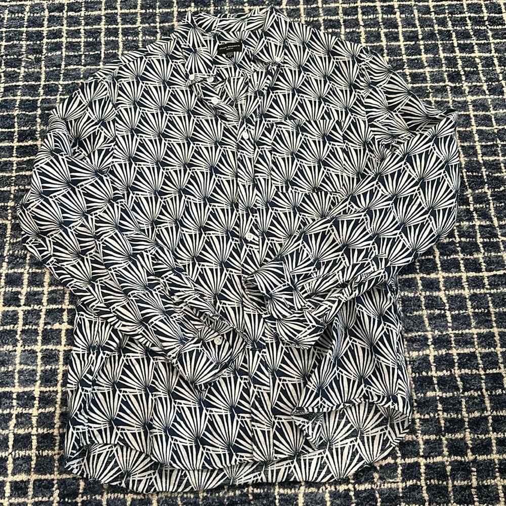Club Monaco Slim Fit Linen Shirt